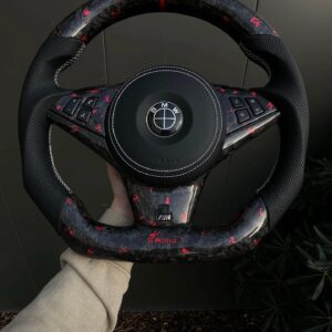 BMW 5 SERIES E46 E60 E61 / 6 SERIES E63 E64 Carbon Fiber Steering Wheel